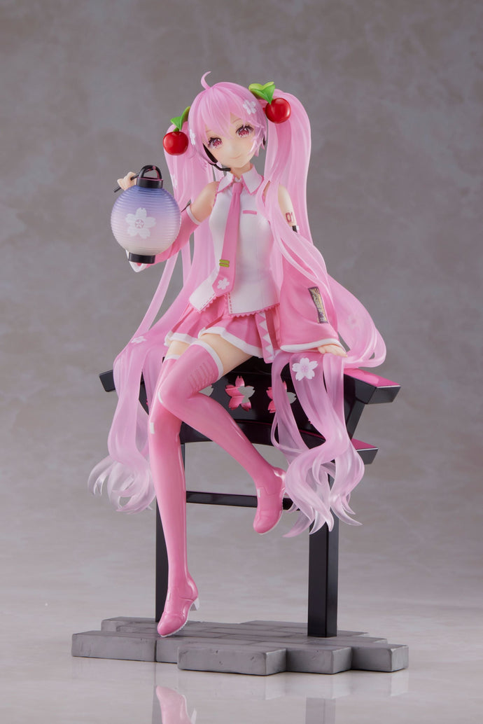 Authentic Sakura Miku AMP+ Figure Sakura Lantern Ver.