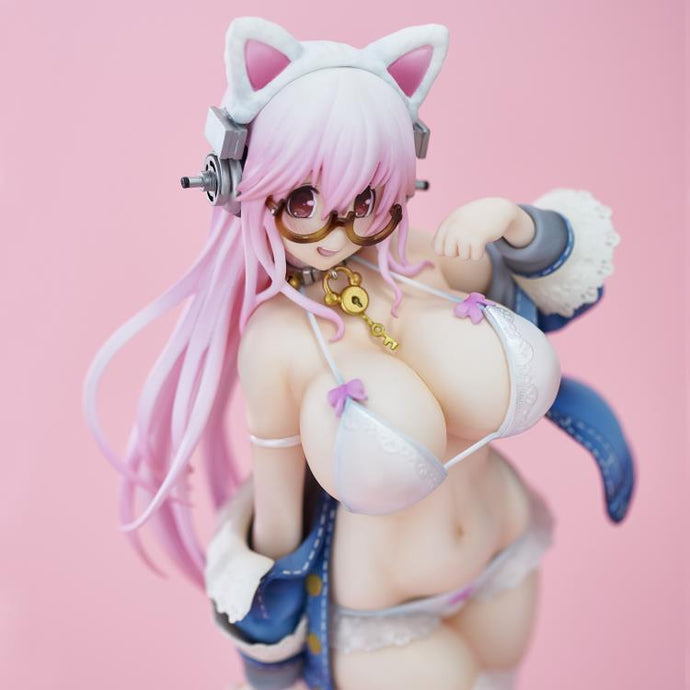 PRE-ORDER Super Sonico White Cat Ver. Figure (reissue)