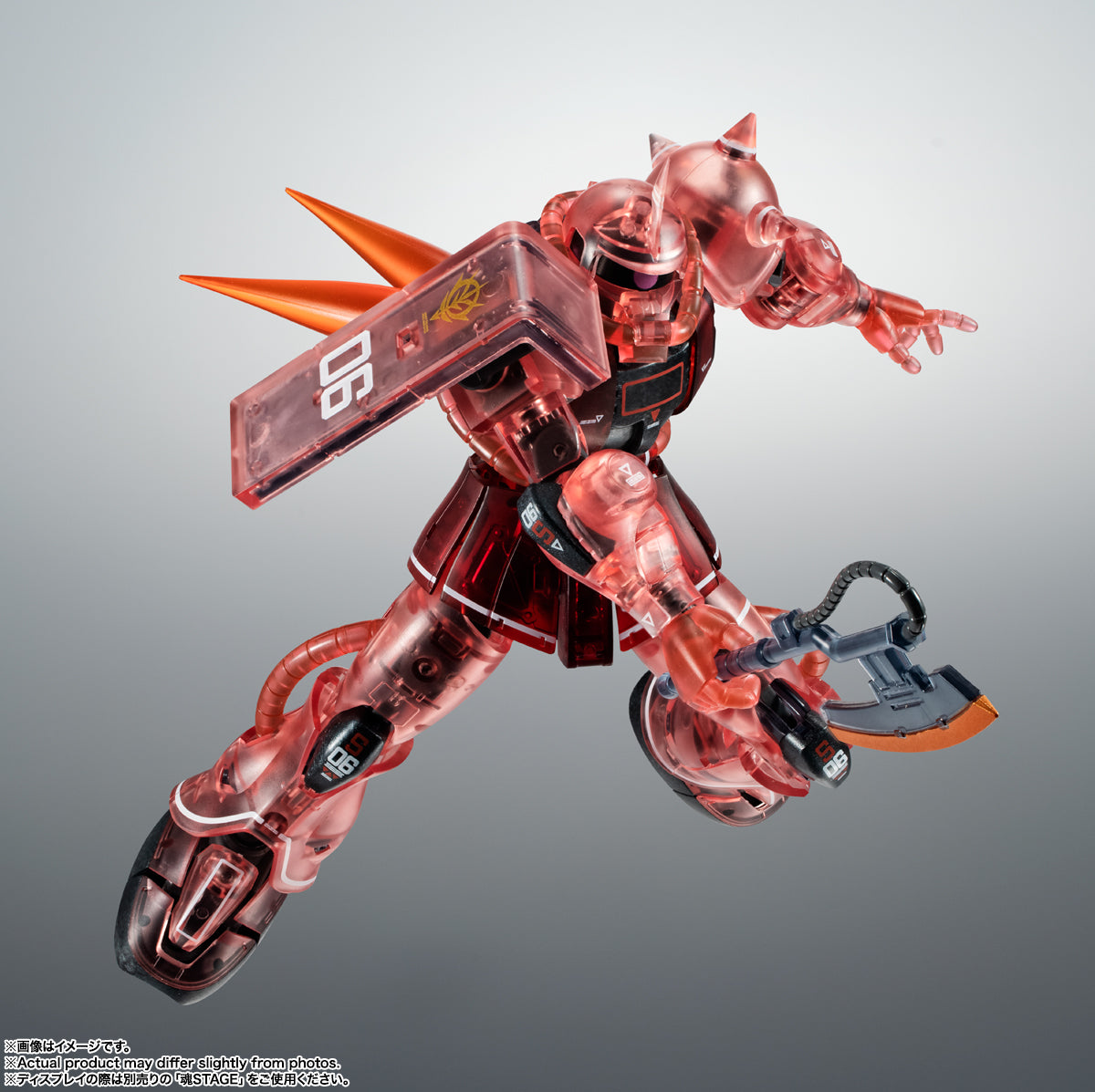 PRE-ORDER THE ROBOT SPIRITS MS-06S Zaku II Custom Clear Mobile