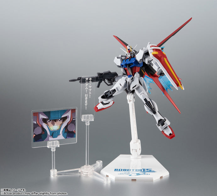 PRE-ORDER The Robot Spirits  &ltSIDE MS> GAT-X 105+AQM/E-X01 AILE STRIKE Gundam ver.A.N.I.M.E. The Robot Spirits 15th Anniversary Mobile Suit Gundam SEED