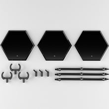Load image into Gallery viewer, PRE-ORDER The Simple Stand x3 Black (for Figures &amp; Models) Hex Type
