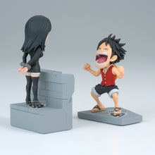 Load image into Gallery viewer, PRE-ORDER World Collectable Figure Log Stories Monkey D. Luffy &amp; Nico Robin One Piece
