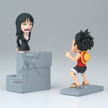 Load image into Gallery viewer, PRE-ORDER World Collectable Figure Log Stories Monkey D. Luffy &amp; Nico Robin One Piece
