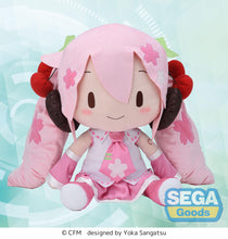 Load image into Gallery viewer, PRE-ORDER fuwa petit Sakura Miku Dodeka Jumbo Plush
