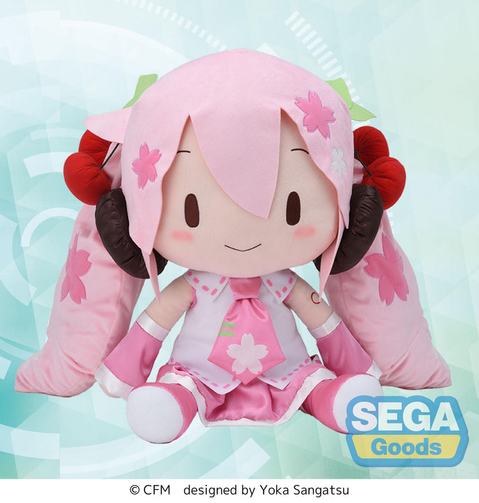 PRE-ORDER fuwa petit Sakura Miku Dodeka Jumbo Plush