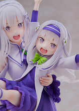 Load image into Gallery viewer, PRE-ORDER 1/7 Scale Emilia &amp; Childhood Emilia Re:Zero Starting Life in Another World
