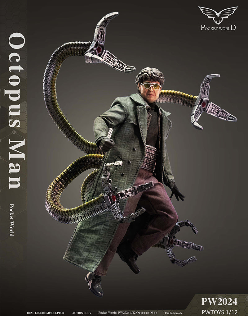 Octoman Octopus PRE-ORDER 1/12 Scale Otto - Octopus Man: Octavius Doctor Octopus – Den ...