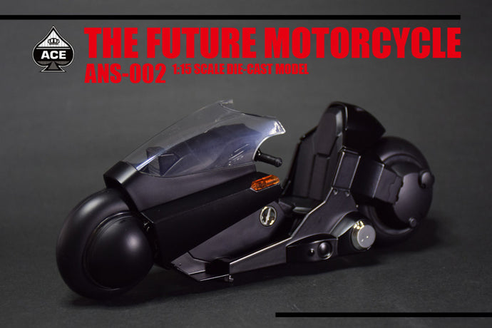 PRE-ORDER 1/15 Scale ANS-002 Akira Bike Future Motorcycle & Biker
