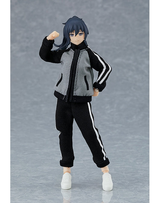 PRE-ORDER Figma Female Body (Makoto) with Tracksuit + Tracksuit Skirt Outfit Figma Styles