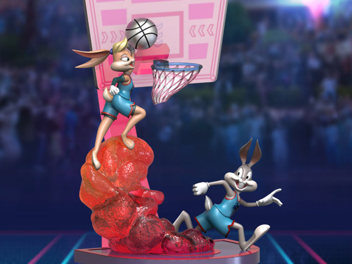Lola Bunny & Bugs Bunny: Diorama Stage-072-Space Jam - A New Legacy