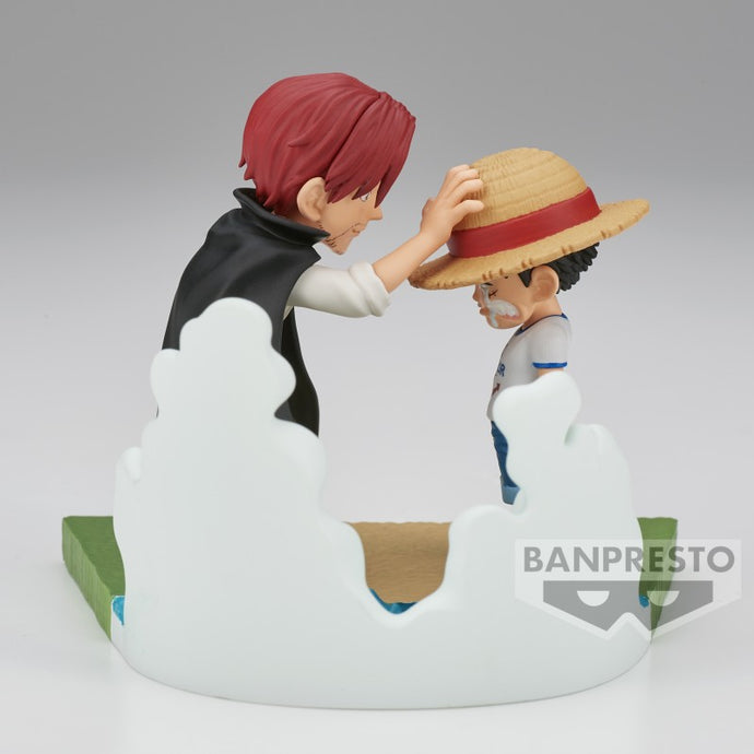PRE-ORDER Monkey D Luffy and Shanks World Collectable Figure Log Stories