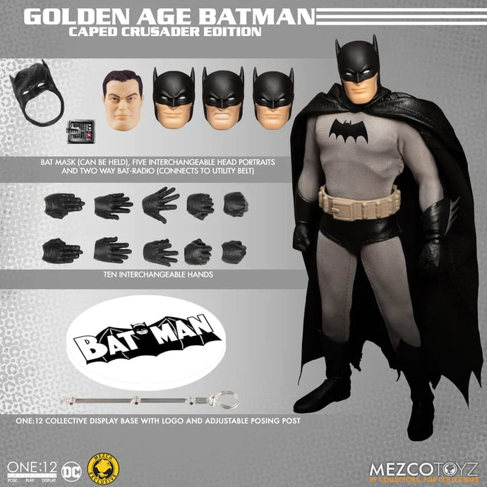 PRE-ORDER 1/12 Scale Golden Age Batman Caped Crusader Edition