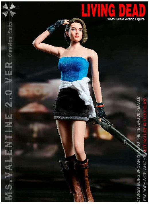 MMTOYS Jill valentine Resident Evil 1/6 Action Figure Collection With Body