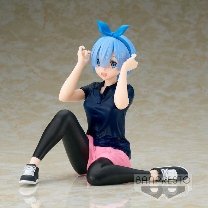 Banpresto Rem Relax Time Training Style Ver Re:Zero Starting Life in Another World Figure