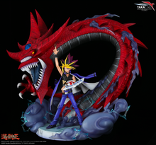 Load image into Gallery viewer, PRE-ORDER 1/6 Scale Yami Yugi &amp; Slife The Celestial Dragon Yugioh Statue
