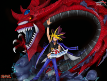 Load image into Gallery viewer, PRE-ORDER 1/6 Scale Yami Yugi &amp; Slife The Celestial Dragon Yugioh Statue
